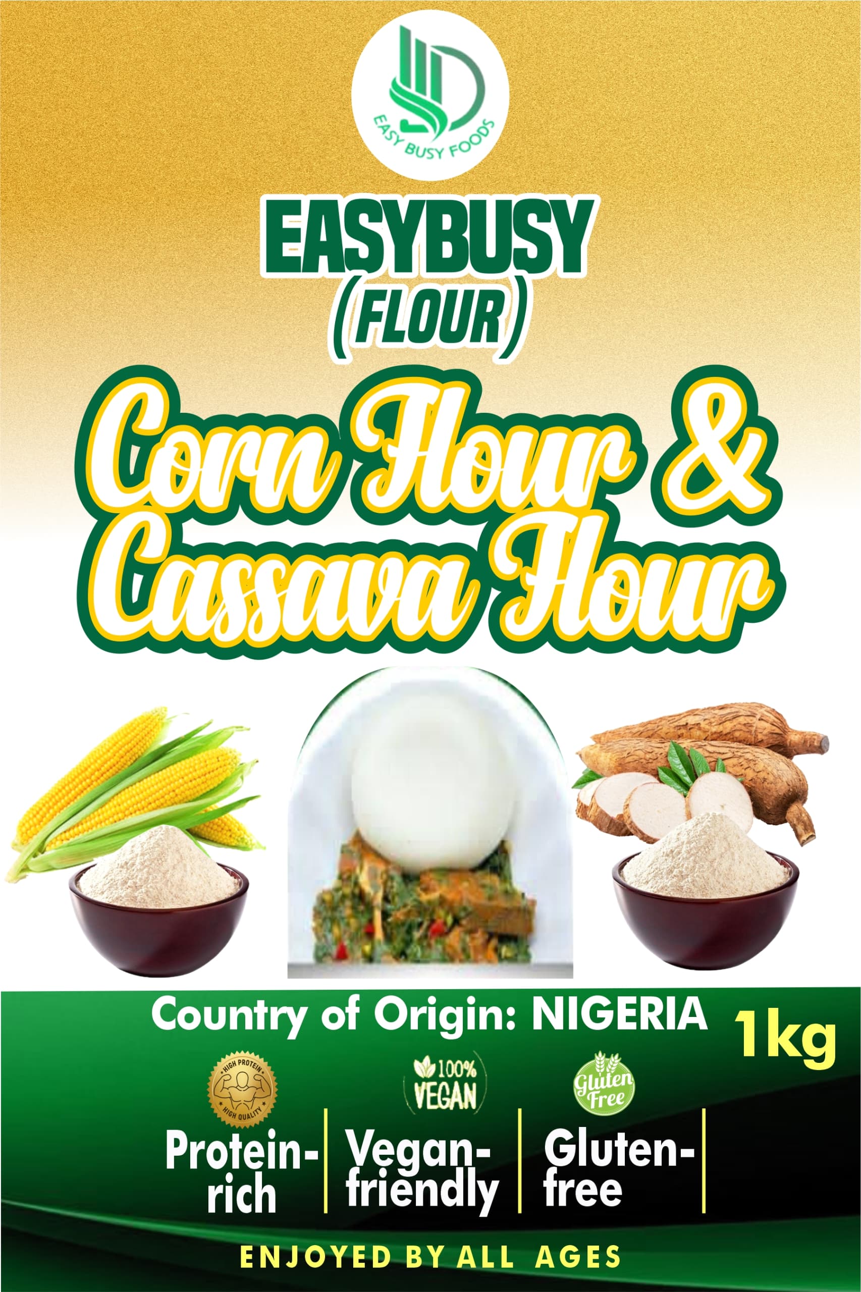 EasyBusy Foods Premium Corn Flour - Versatile, Gluten-Free Thickening Agent for Baking, Frying & Sauces - Image 3