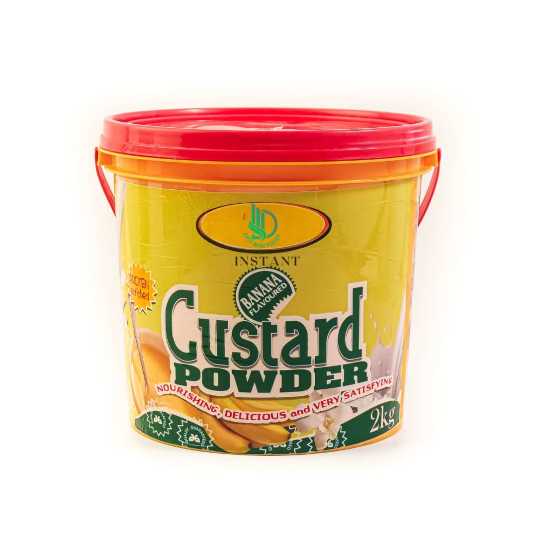 EasyBusy Foods Banana Flavoured Instant Custard Powder - 500g - Image 2
