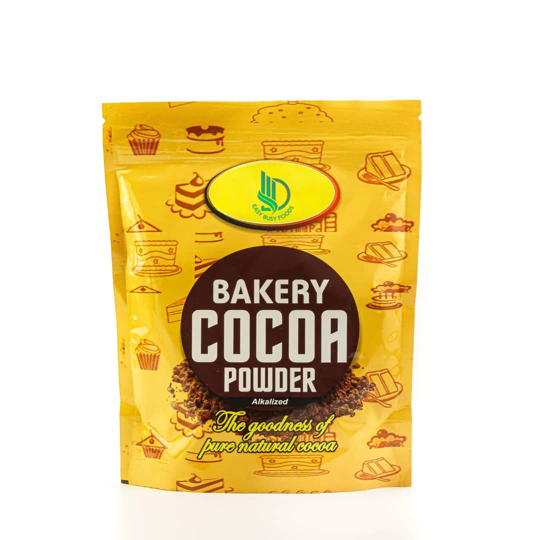 EasyBusy Foods Premium Alkalized Bakery Cocoa Powder - Dutch-Processed for Rich Baking & Desserts