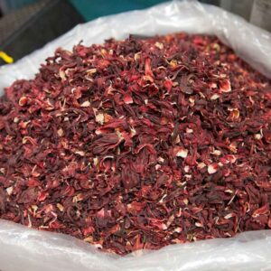 HIBISCUS FLOWER (ZOBO) - Clean and well-sorted hibiscus petals, ideal for tea, beverages, and extracts.